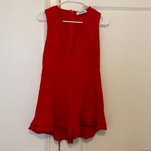 red DO+BE romper size small
